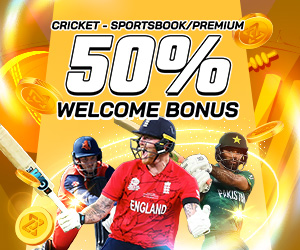 Cricket – Sportsbook/Premium 50% Deposit Bonus