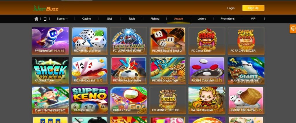 Game Selection at Jeetbuzz Online Casino