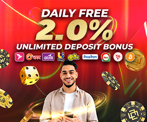 Daily Free 2.0% Unlimited Bonus Deposit